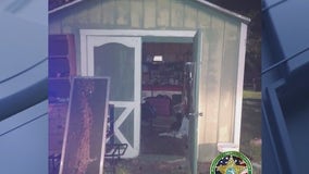2 kids locked in Florida shed without food or water, police say; 2 women arrested