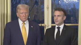 Trump meets Macron, Zelensky in Paris