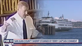 San Juan County Sheriff outraged over ferry captain comment | FOX 13 Seattle