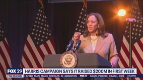 Kamala Harris campaign raises $200M in 1st week