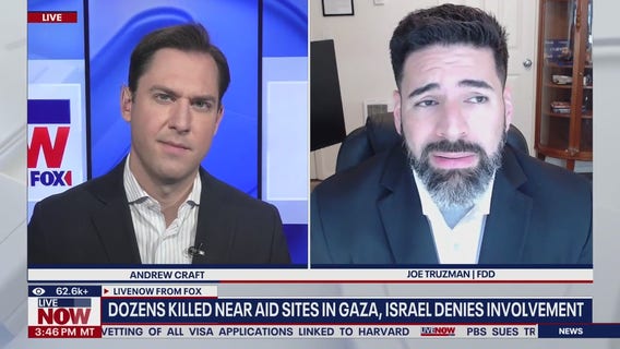 Dozens killed near aid sites in Gaza