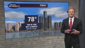 Dry, warm Wednesday