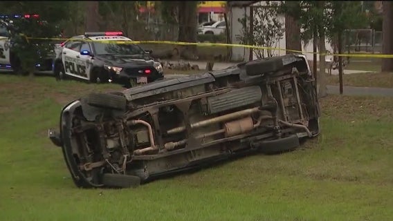 Ocala bank robbery leads to pursuit ending in retention pond, officer-involved shooting
