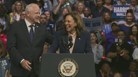 Full speech: Kamala Harris introduces Tim Walz as running mate