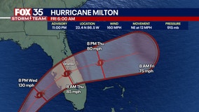 Hurricane Milton a Category 5 on path to Florida