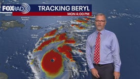 Hurricane Beryl ROARING through Caribbean with MAJOR winds