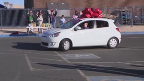 Special education aid surprised with new car