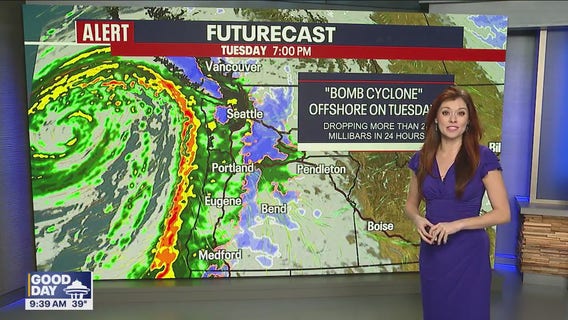 How will Tuesday's Bomb Cyclone impact weather in WA