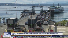 Ferry workers concerned about uptick in angry riders