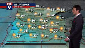 MN weather: Bright and tranquil day on Wednesday