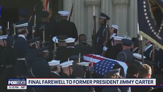 Final farewell to former president Jimmy Carter