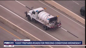 TxDOT preps road for freezing conditions