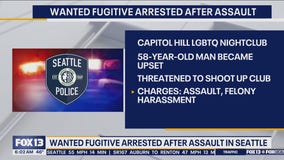 Wanted fugitive arrested after assault in Seattle