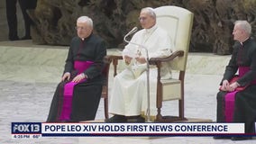 Pope Leo XIV met with the media for the first time