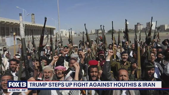 Trump steps up fight against Houthis, Iran