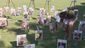 Lawn at ASU pays tribute to Hamas hostages