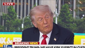 Charlie Kirk shooting suspect in custody, President Trump says