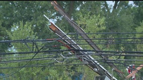 Beware of downed power lines after severe thunderstorms