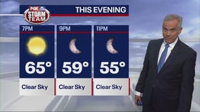 Monday evening forecast