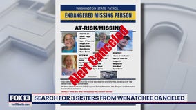 Search for 3 sisters from Wenatchee called off