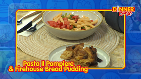 Dinner DeeAs: Pasta Il Pompiere & Firehouse Bread Pudding