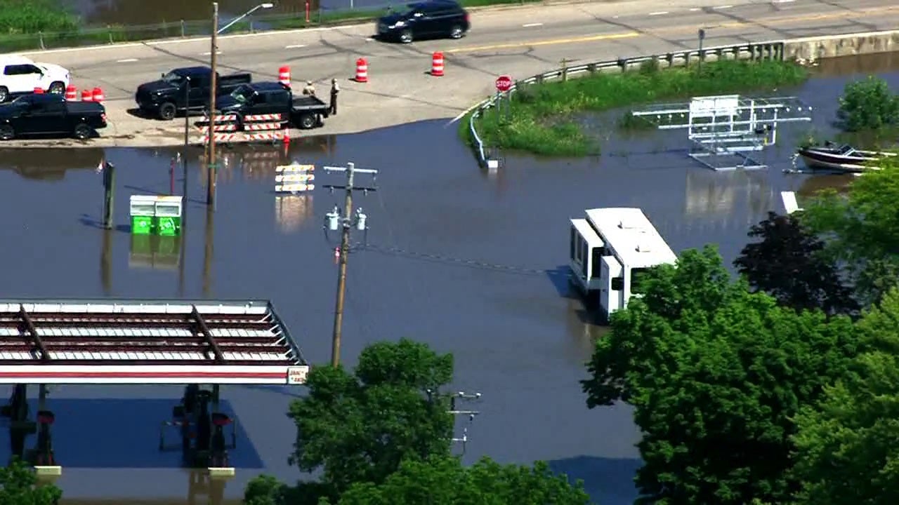 Waterville flooding: Chopper video shows damage | FOX 9 Minneapolis-St ...