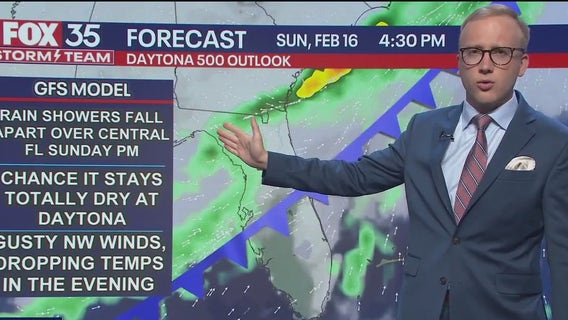 Orlando weather: Warm temps, possible showers ahead; Daytona race faces weather uncertainty