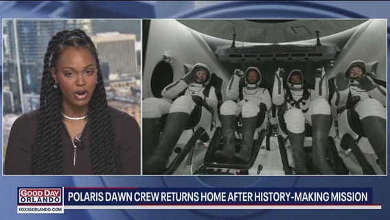 Polaris Dawn, history-making space mission, splashes down off Florida coast: 'Welcome back to Earth'