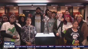 Kylie Kelce helps Philly students tour The Linc