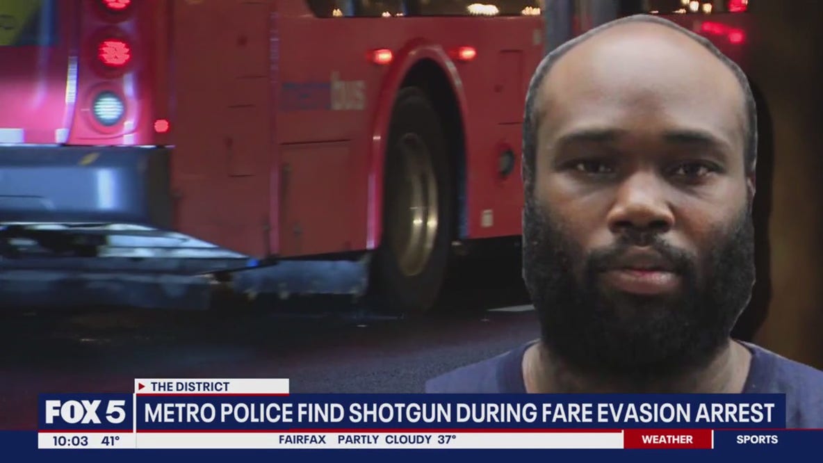 Metro fare evader caught with loaded shotgun