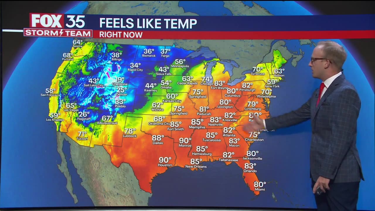 Orlando Weather Forecast PM: April 18, 2025