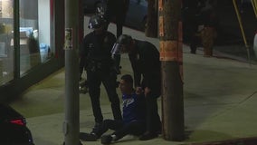 Dodger fan arrested during street celebrations