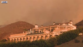 Nobu Malibu near fast-moving fire