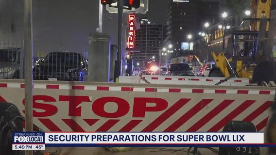 Security preparations for Super Bowl LIX
