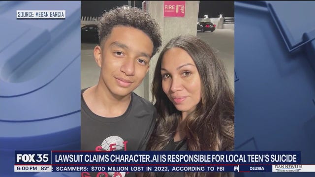 Character.AI lawsuit: Florida mom claims chatbot encouraged 14-year-old son to take his life