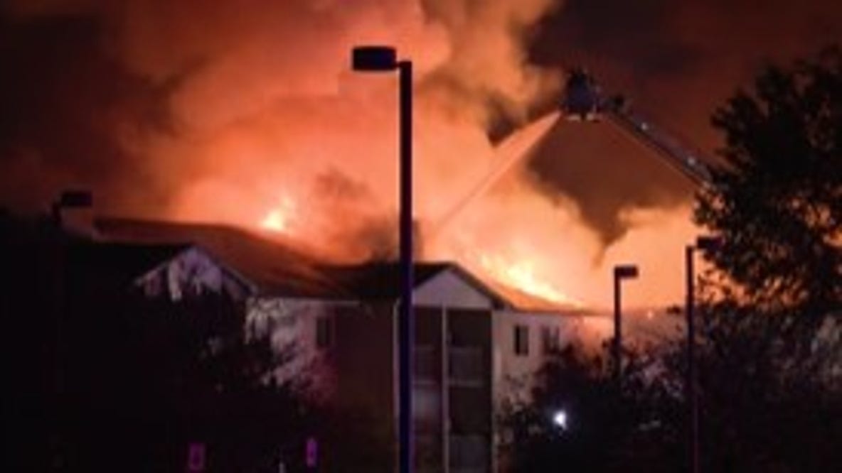 Massive fire at Southgate American House