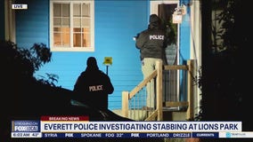 Everett, WA police investigate stabbing at Lions Park