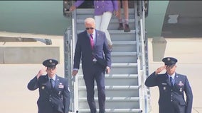 DNC in Chicago: Biden arrives, expected to call out Trump in keynote address