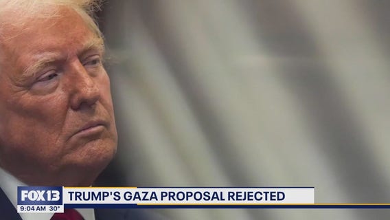 President Trump's Gaza proposal rejected