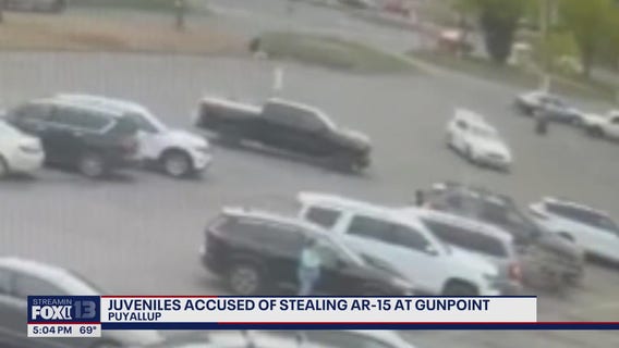 Caught on Camera: Teens steal AR-15 in Pierce County setup