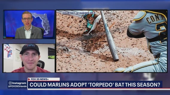 It's weird, but works. Will Marlins adopt torpedo bat?