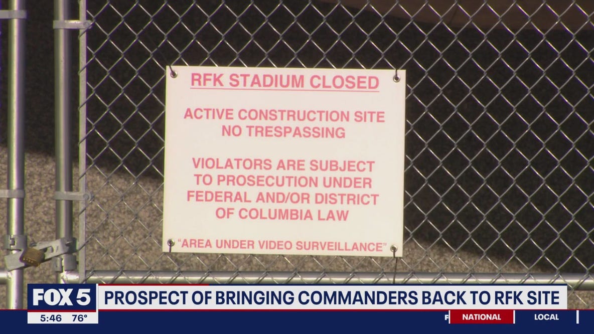 DC eyes Commanders' comeback: $565K deal for RFK site plans