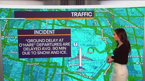 Ground delay at O'Hare Airport