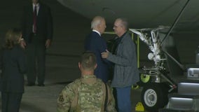 Biden greets Russian prisoners returning to USA