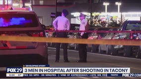 Persons of interest in custody after triple shooting outside Philly home