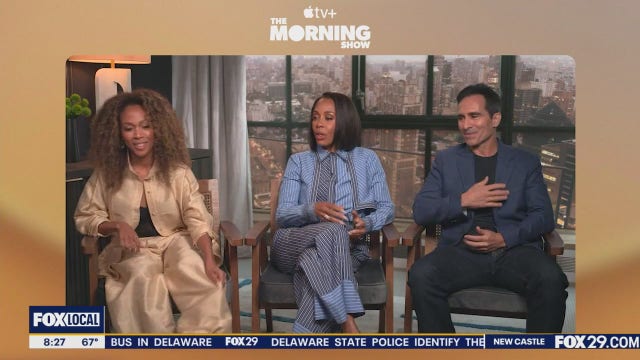 'The Morning Show's' Nicole Beharie chokes up while analyzing Chris' sacrifices made for work