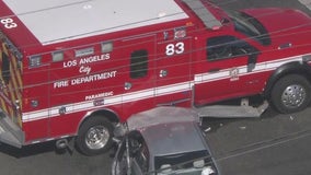 2 ambulances involved in Reseda crashes