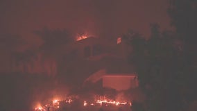 Malibu homes destroyed in Franklin Fire