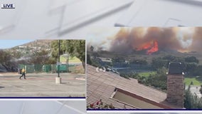 Fire breaks out in Malibu