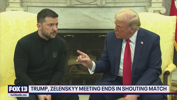 Trump, Zelenskyy meeting ends in shouting match
